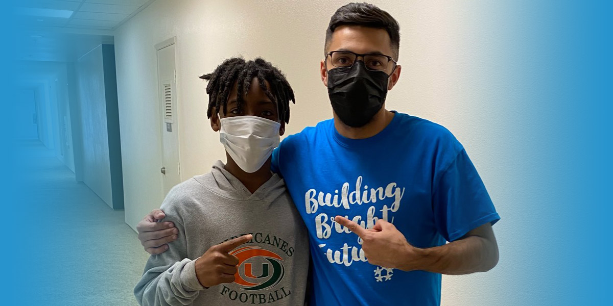Hope through Housing Youth Mentor with mentoree